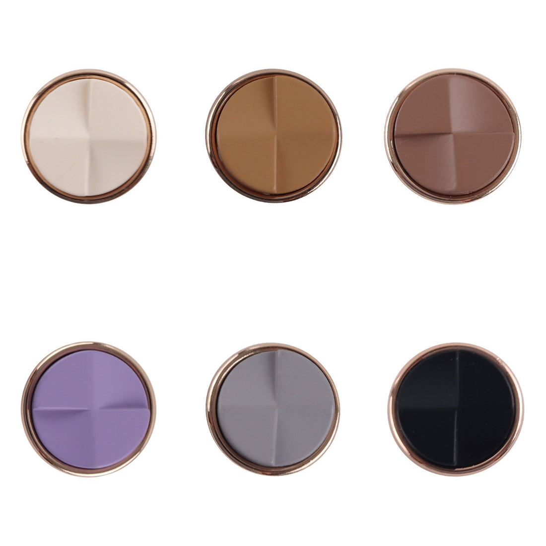 Geometric Resin Surface Metal Buttons for Trendy Suits 10pcs - Lots of Buttons