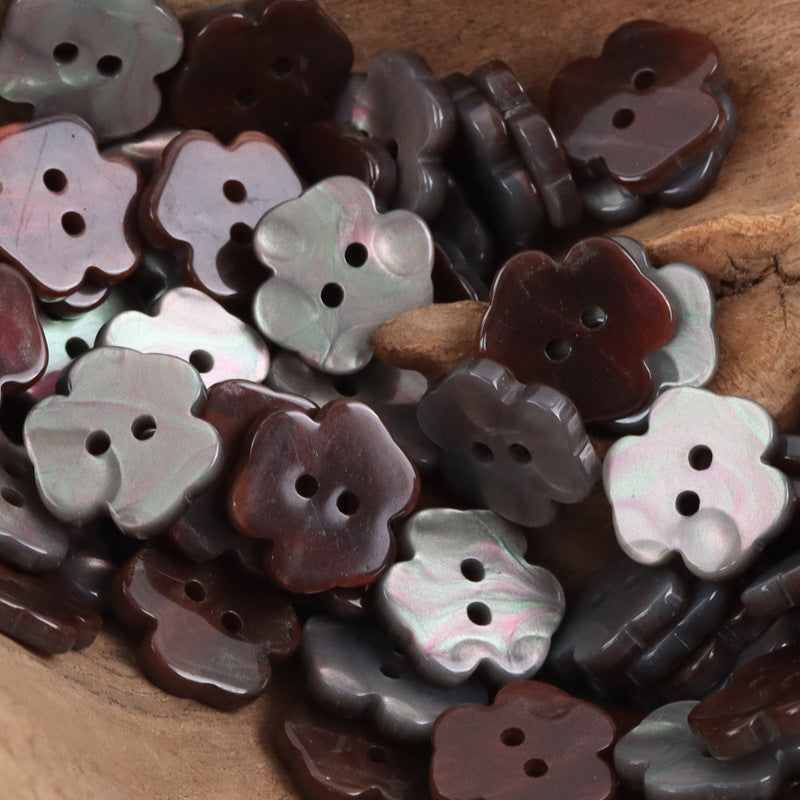 Cute Little Flower Two-Hole Resin Buttons 50 Pack 