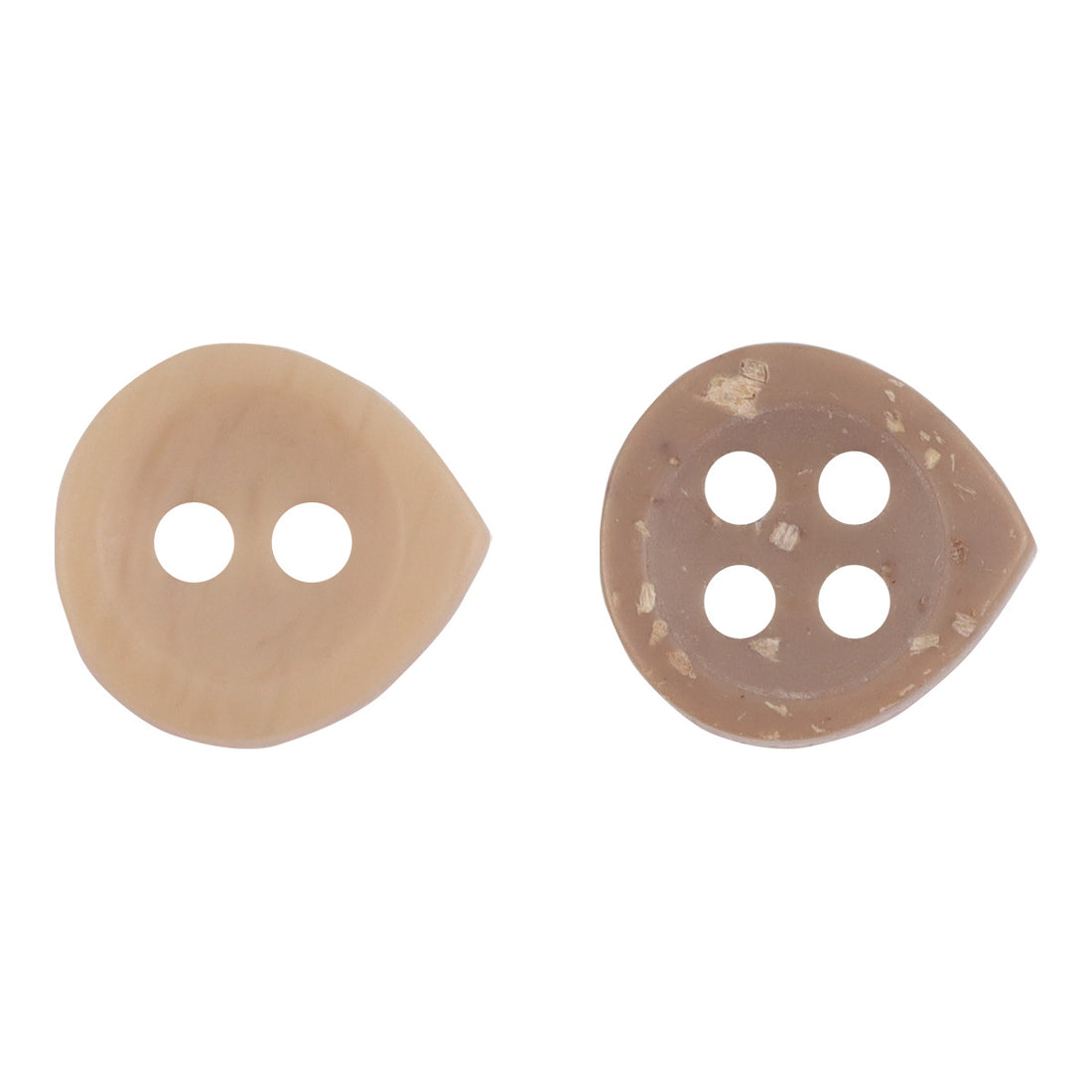 Adorable Light Khaki Kid's Resin Buttons Waterdrop Shape,50pcs - Lots of Buttons
