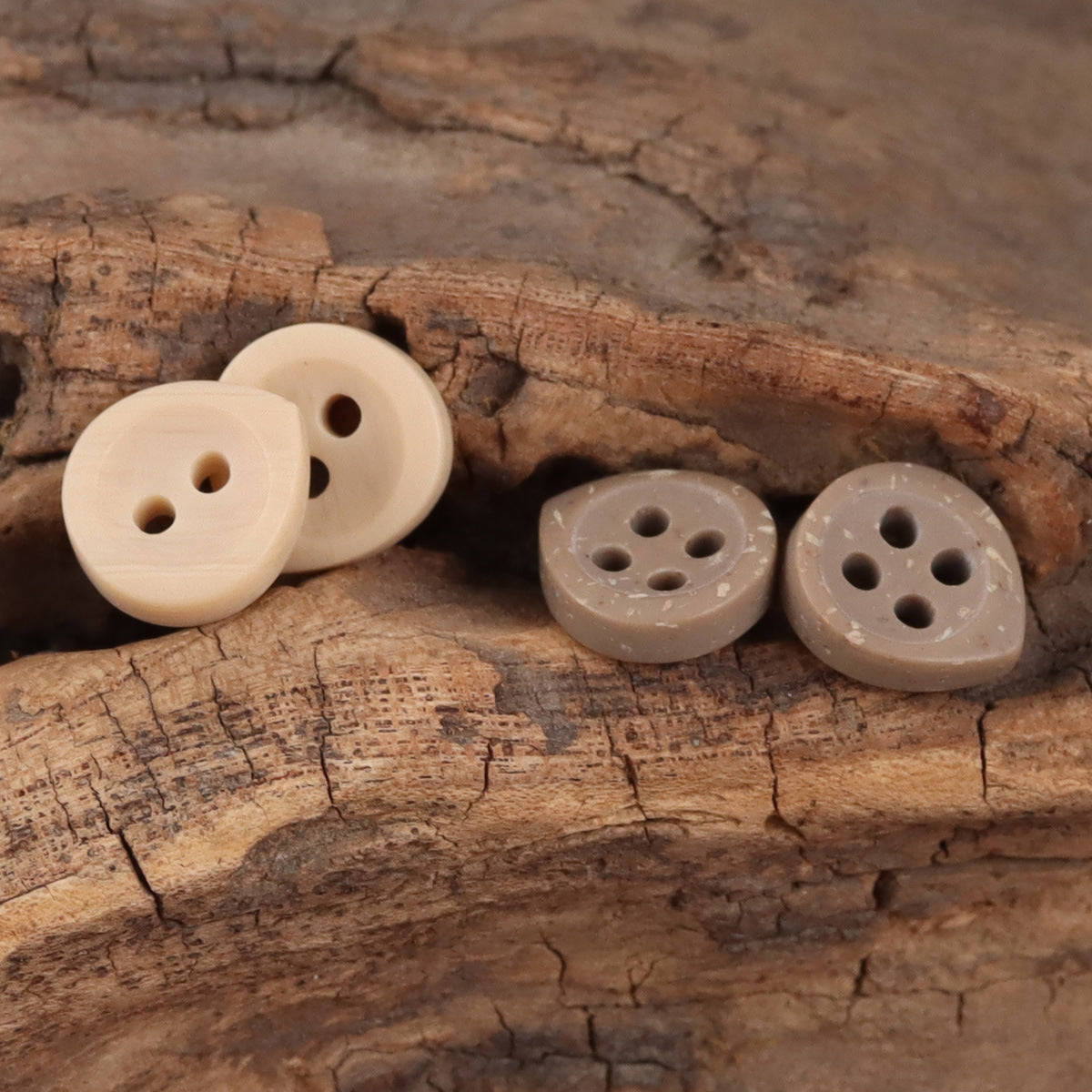 Adorable Light Khaki Kid's Resin Buttons Waterdrop Shape,50pcs - Lots of Buttons