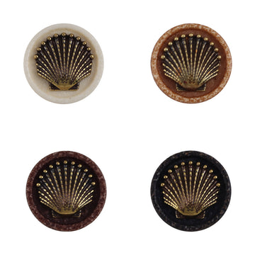 Vintage Distressed Washed Resin Shank Button 10 Pack - Lots of Buttons
