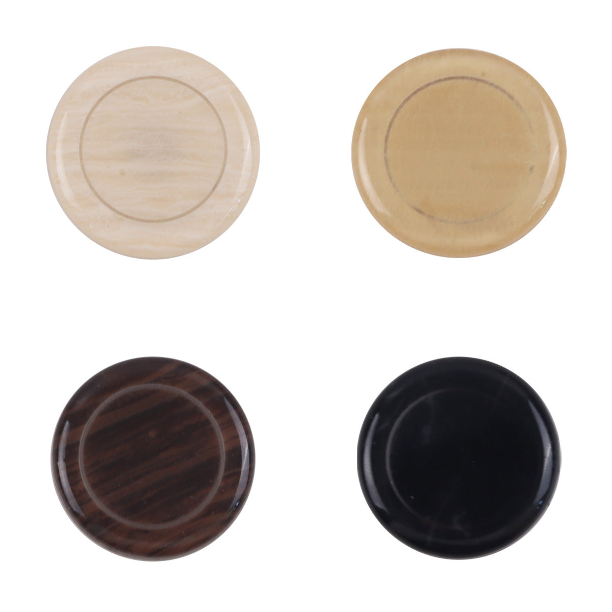 Resin Buttons with Metal Shanks for Sweater Cardigans and Coats - 20pcs