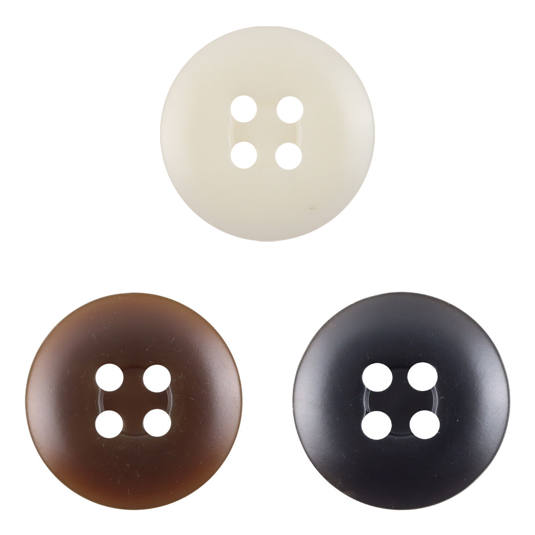 Minimalist Phoenix-Groove Black White Resin Buttons,50pcs - Lots of Buttons
