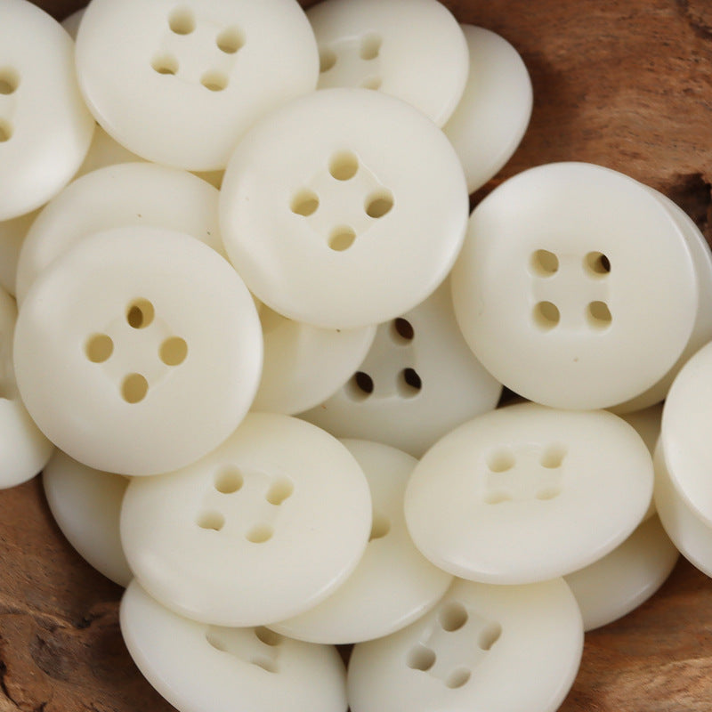 Minimalist Phoenix-Groove Black White Resin Buttons,50pcs 