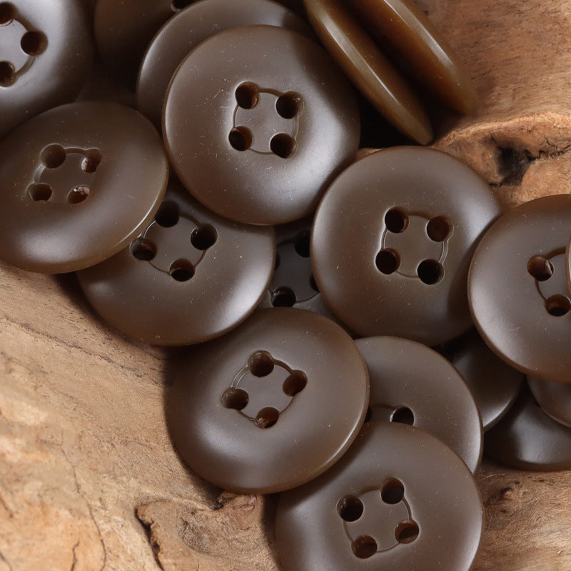 Minimalist Phoenix-Groove Black White Resin Buttons,50pcs 