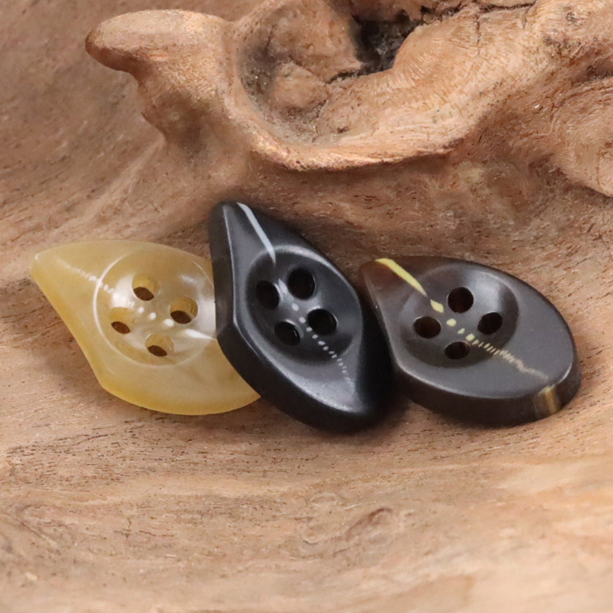 Irregular Drop-Shaped Resin Buttons,20PCS - Lots of Buttons