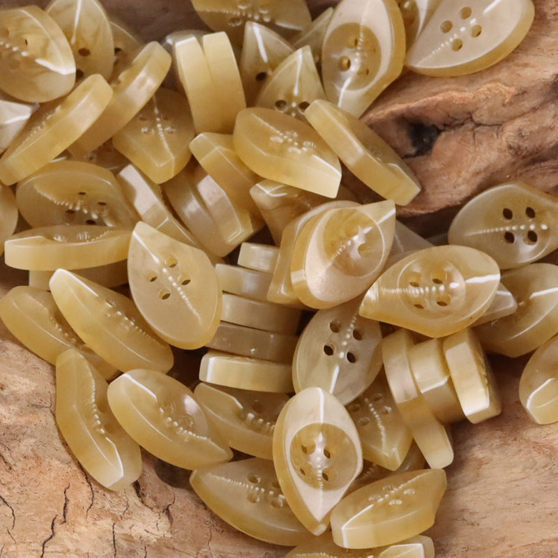 Irregular Drop-Shaped Resin Buttons,20PCS - Lots of Buttons