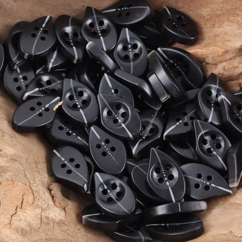 Irregular Drop-Shaped Resin Buttons,20PCS - Lots of Buttons