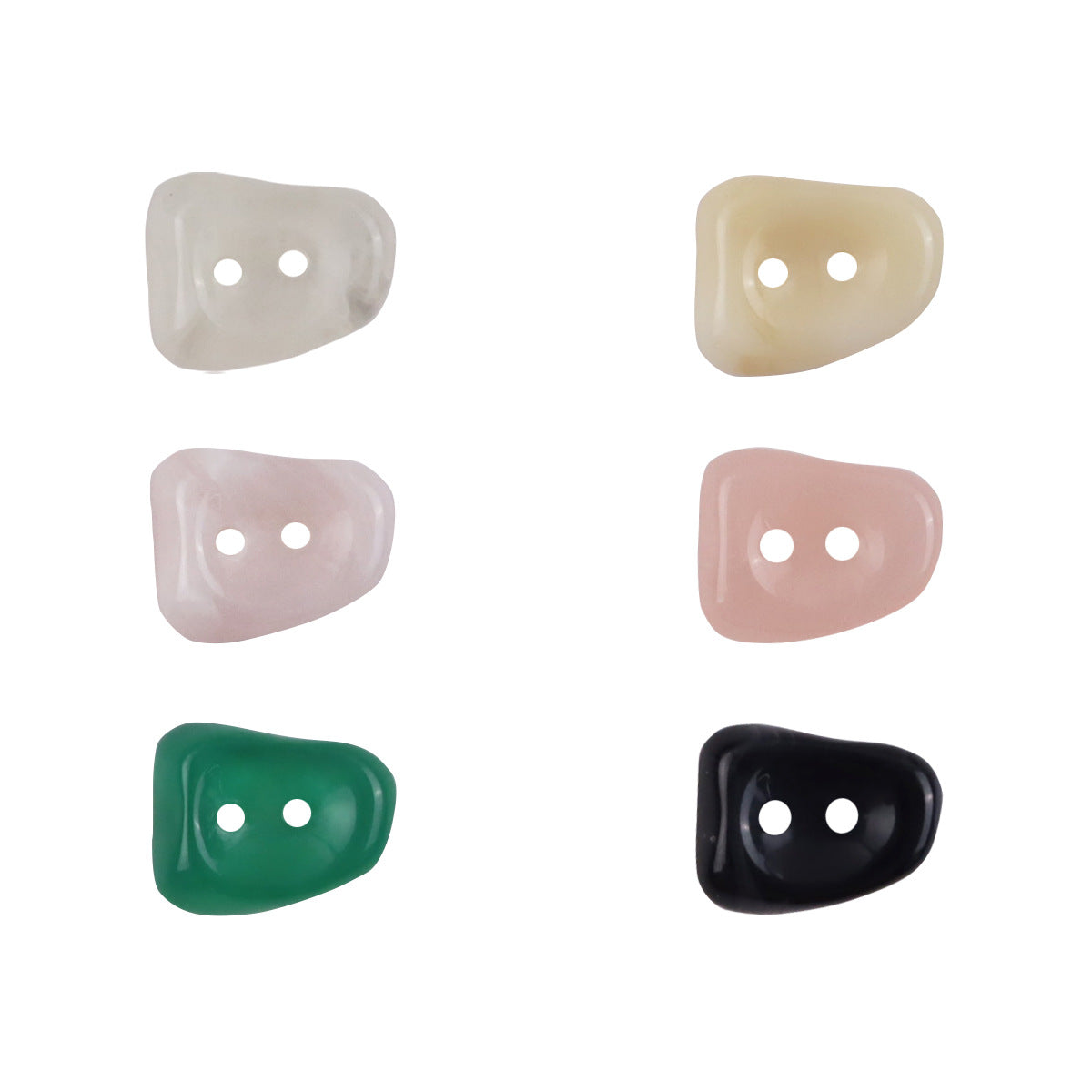 IImitation Jade 2 Hole Resin Buttons for Shirts and Sweaters,10pcs - Lots of Buttons