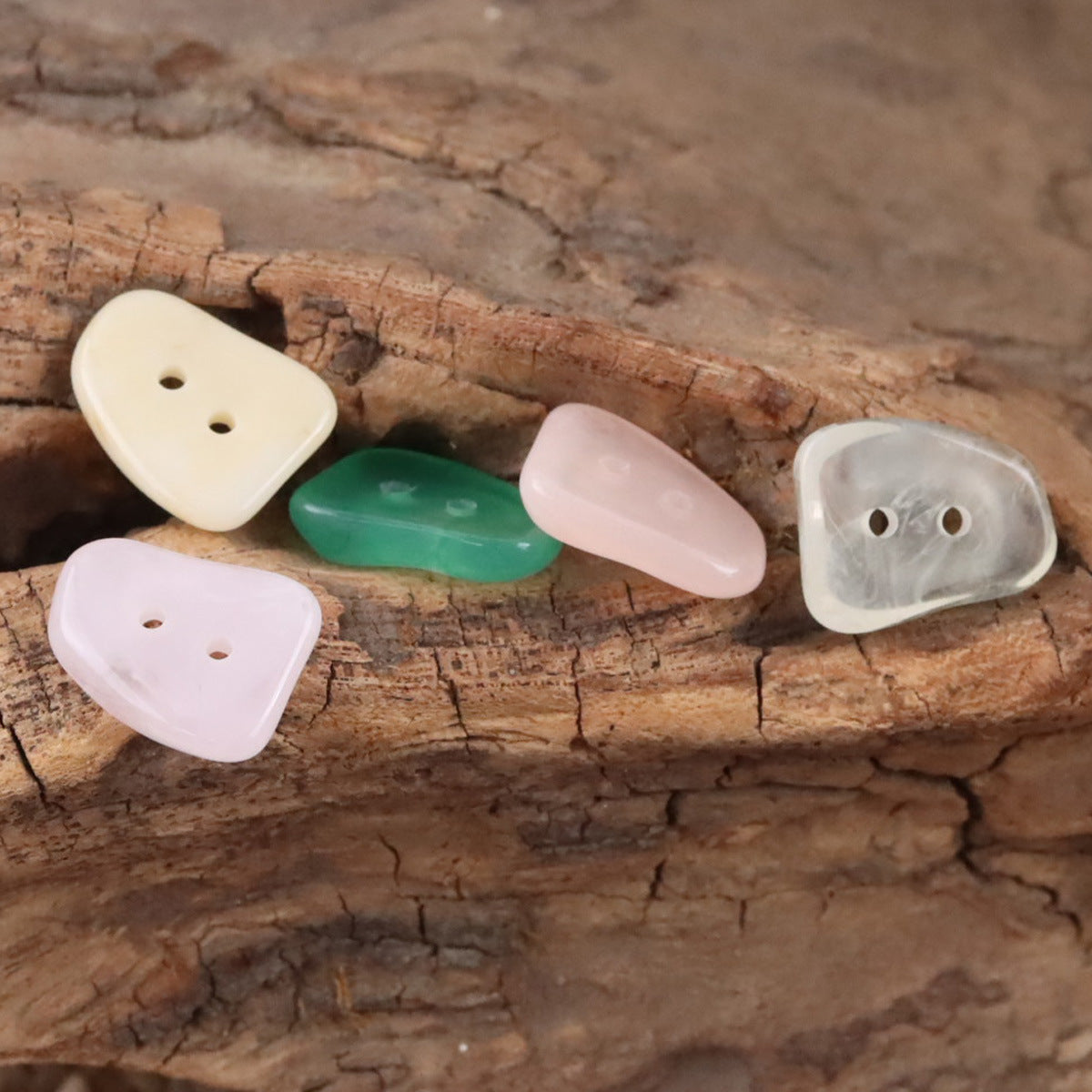 IImitation Jade 2 Hole Resin Buttons for Shirts and Sweaters,10pcs - Lots of Buttons