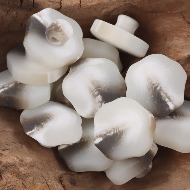 Screw-Shaped 30mm Oversized Resin Shank Buttons 10pcs - Lots of Buttons