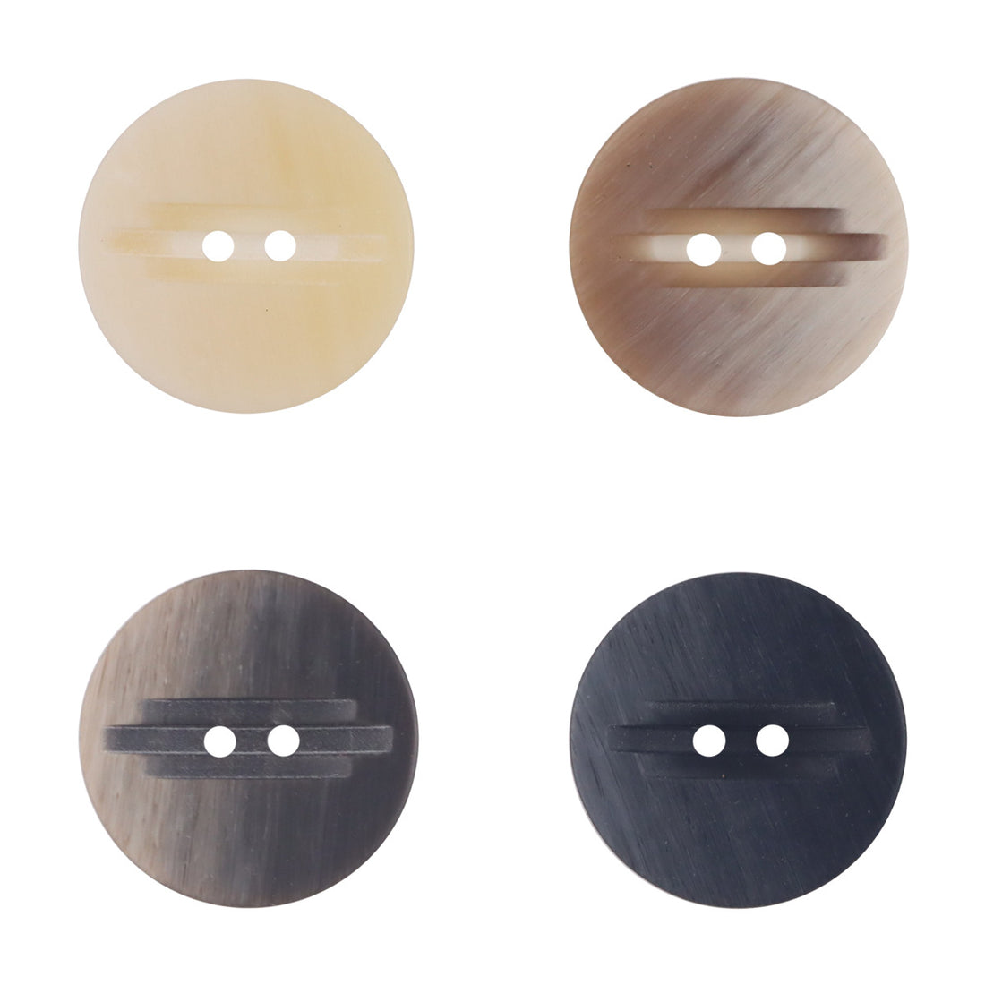 Creative Wood Grain 2-Hole Resin Buttons for Outerwear 20pcs - Lots of Buttons