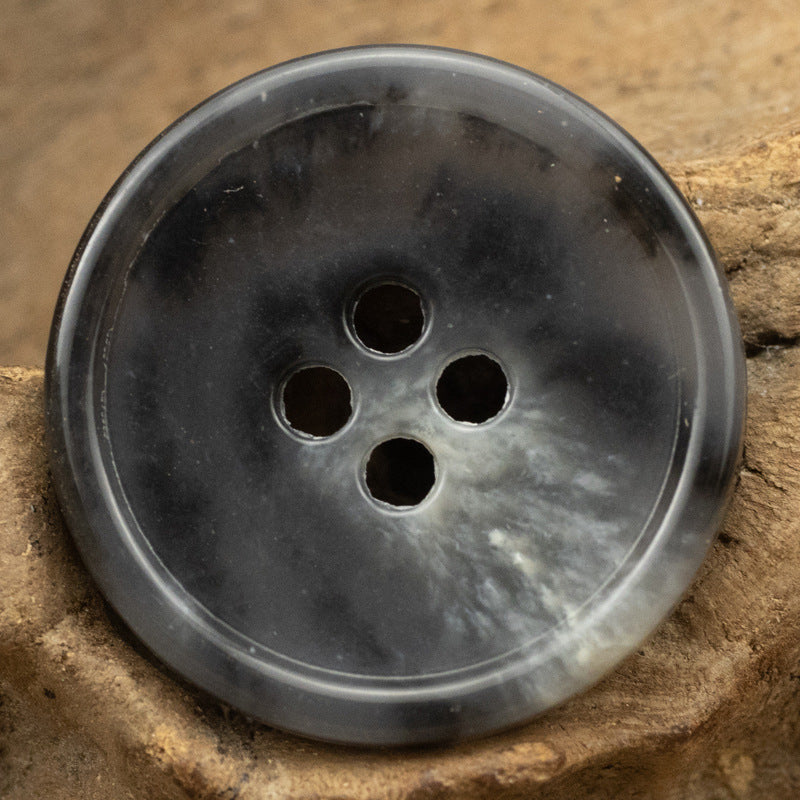 Round 4 Hole Slim Edged Urea Buttons Imitation Fruit Texture 10PCS - Lots of Buttons