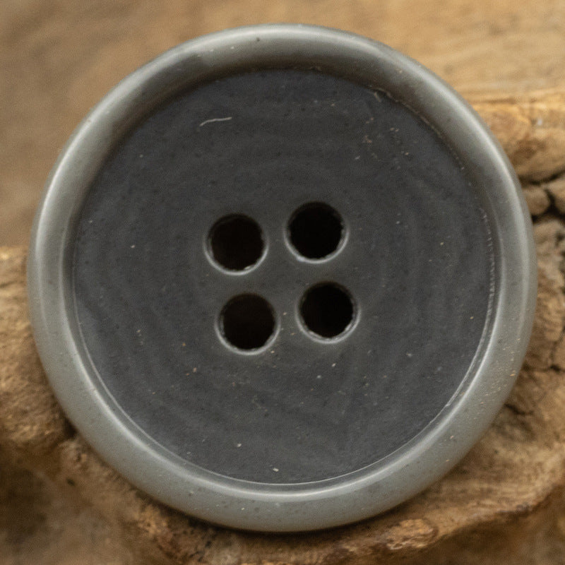 Round 4 Hole Slim Edged Urea Buttons Imitation Fruit Texture 10PCS - Lots of Buttons