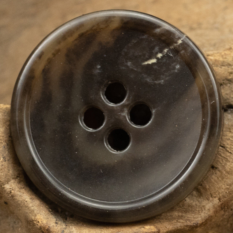 Round 4 Hole Slim Edged Urea Buttons Imitation Fruit Texture 10PCS - Lots of Buttons