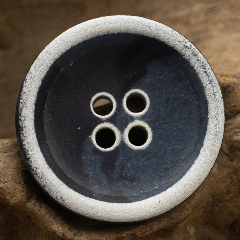Retro Dark Blue Urea Buttons - Ideal for Classic-Looking Suits - 30pcs - Lots of Buttons