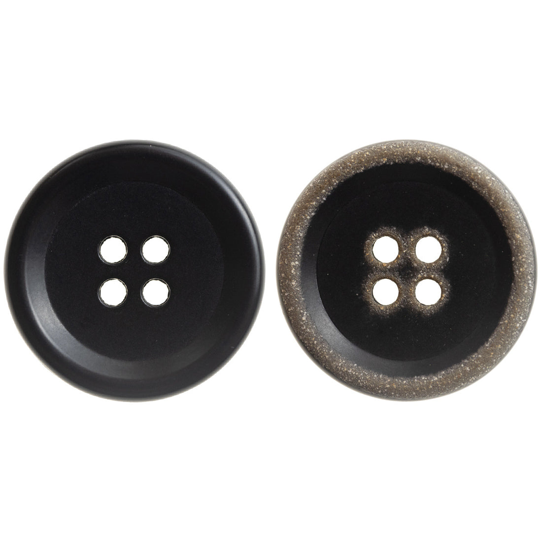 15-20mm Black Vintage Urea Buttons for Jackets and Casual Pants 10pcs - Lots of Buttons