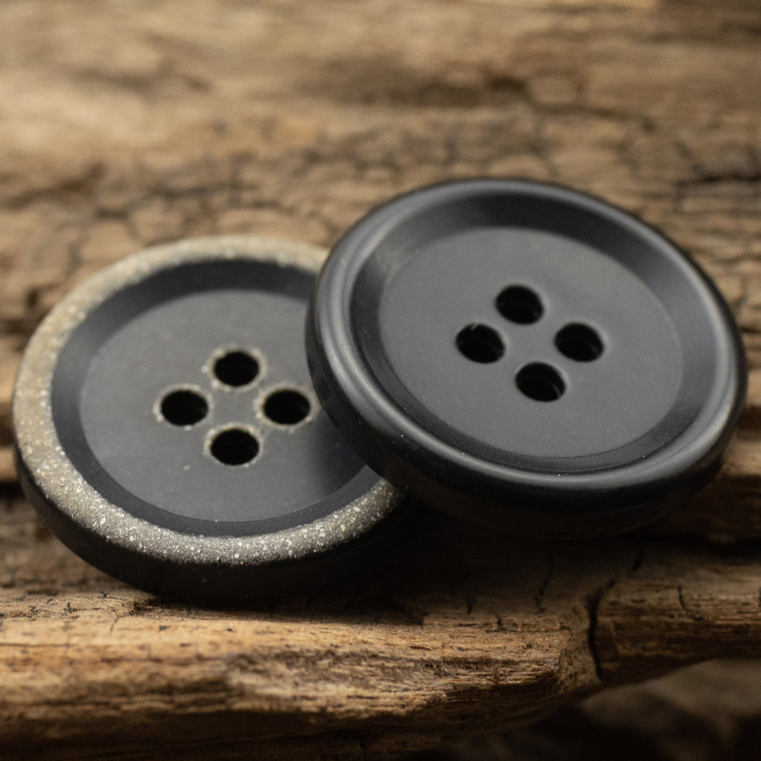 15-20mm Black Vintage Urea Buttons for Jackets and Casual Pants 10pcs - Lots of Buttons