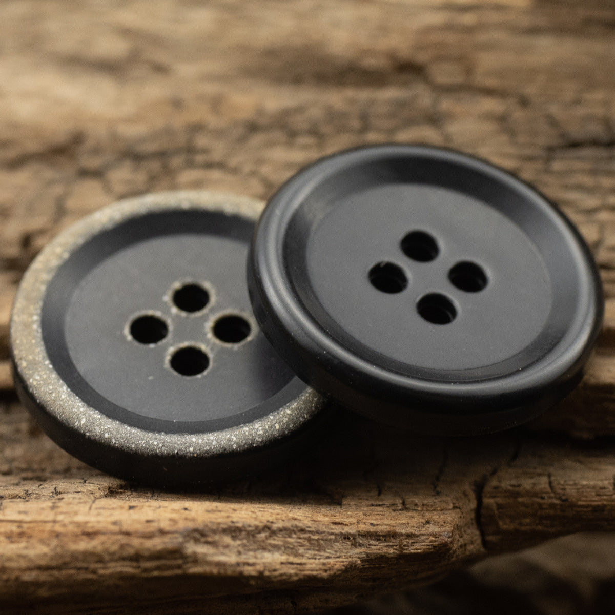15-20mm Black Vintage Urea Buttons for Jackets and Casual Pants 10pcs - Lots of Buttons
