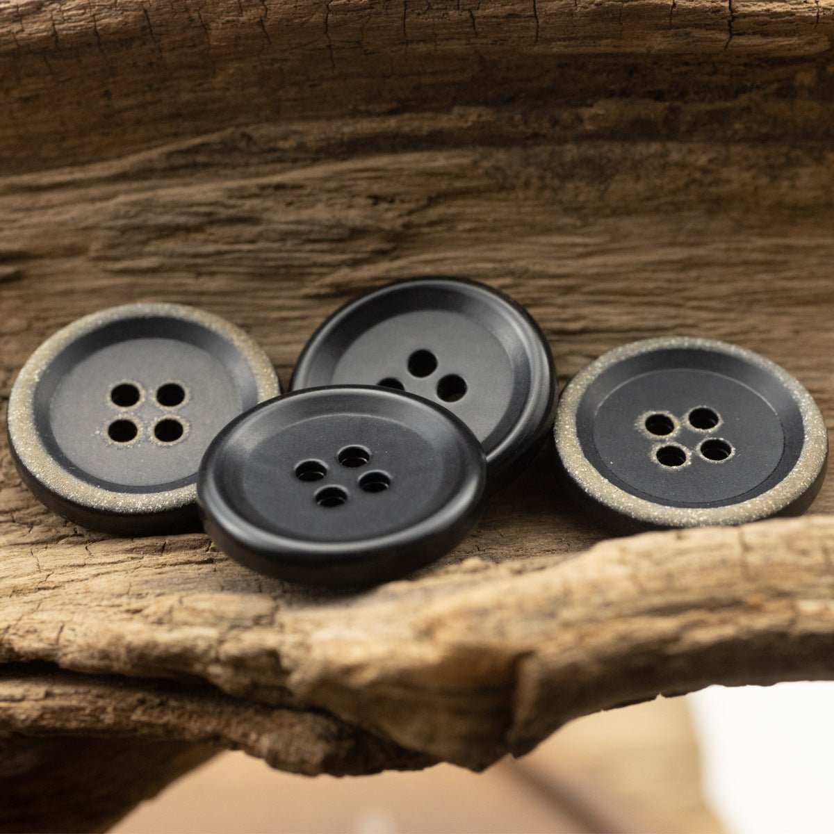 15-20mm Black Vintage Urea Buttons for Jackets and Casual Pants 10pcs - Lots of Buttons