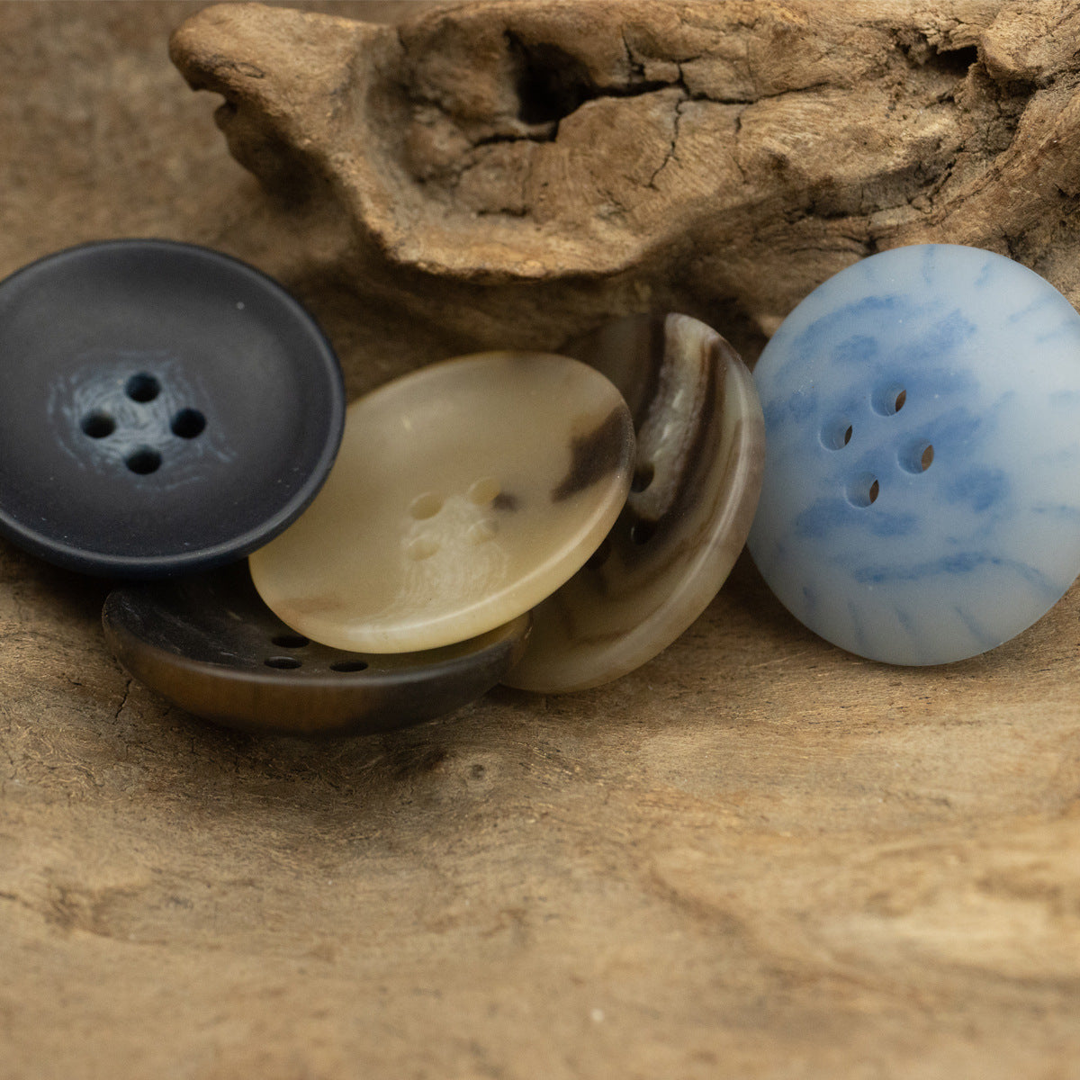 Bowl Shaped 4 Hole Eco-Friendly Urea Buttons,20PCS - Lots of Buttons