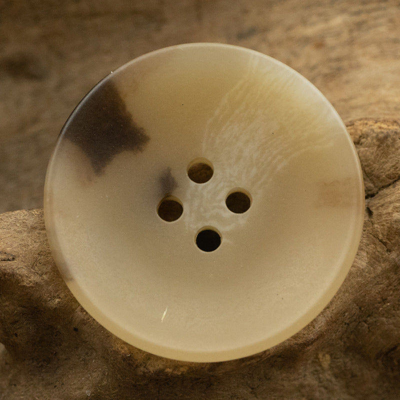 Bowl-Shaped Round Four-Hole Eco-Friendly Urea Buttons 30 Pack - Lots of Buttons