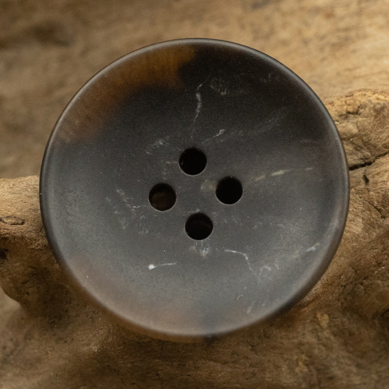 Bowl-Shaped Round Four-Hole Eco-Friendly Urea Buttons 30 Pack - Lots of Buttons