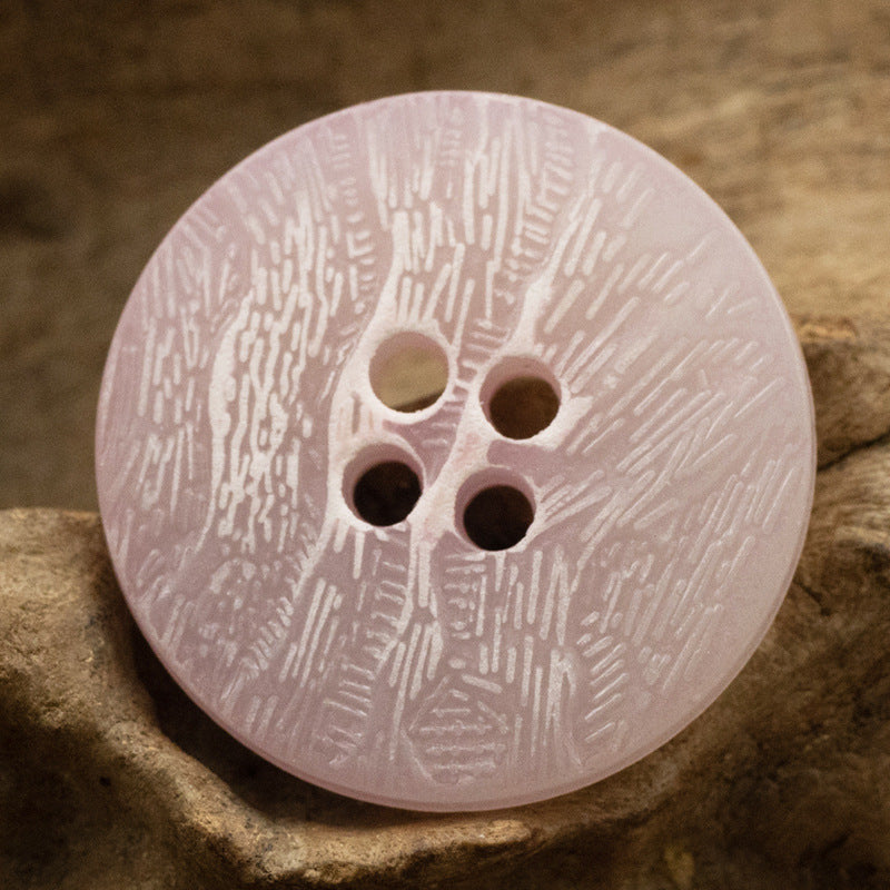 Flat Imitation Bark Distressed Wallpaper Texture Urea Buttons - 20pcs - Lots of Buttons