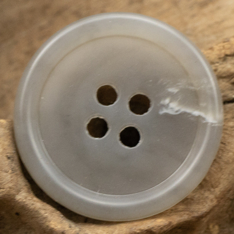 Urea Resin Buttons Imitation Horn Pattern,Round 4 Hole,10PCS 