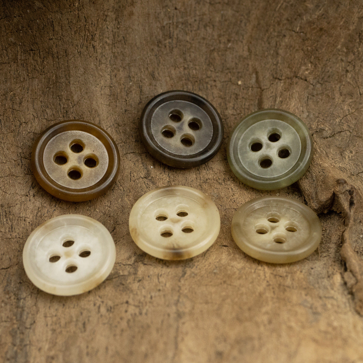 Round 4 Hole Baby Shirt Urea Buttons,60 Pack - Lots of Buttons