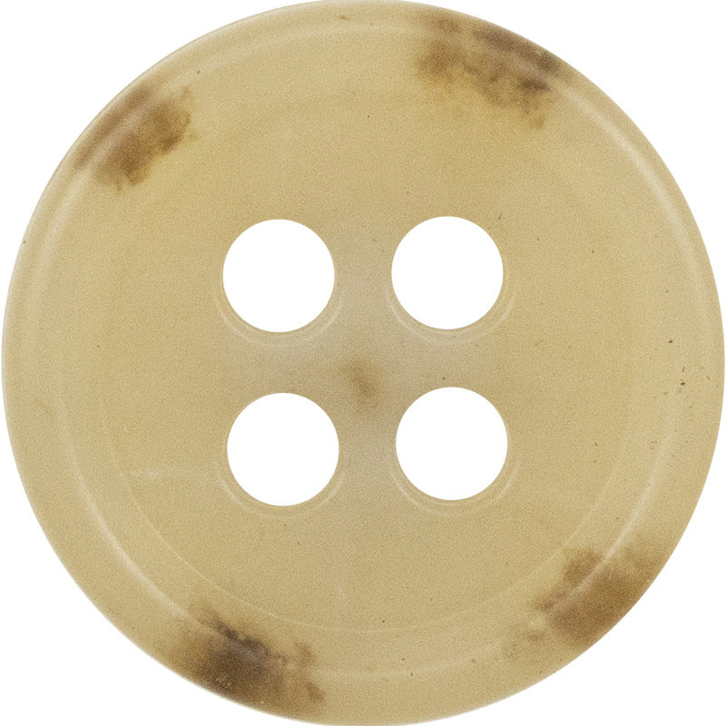 Round Slim-Edged Urea Buttons for Casual Shirts,50pcs - Lots of Buttons