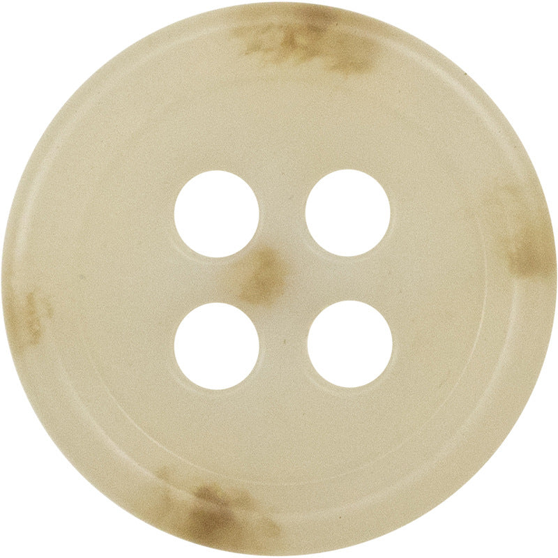 Round Slim-Edged Urea Buttons for Casual Shirts,50pcs - Lots of Buttons