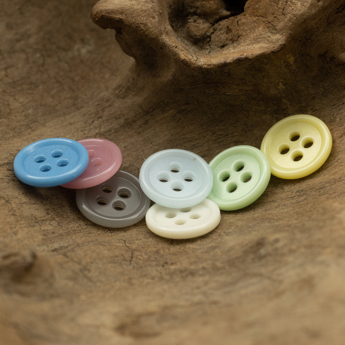 11.5mm Candy-Colored Bulk Urea Resin Buttons for Baby 70 Pack - Lots of Buttons