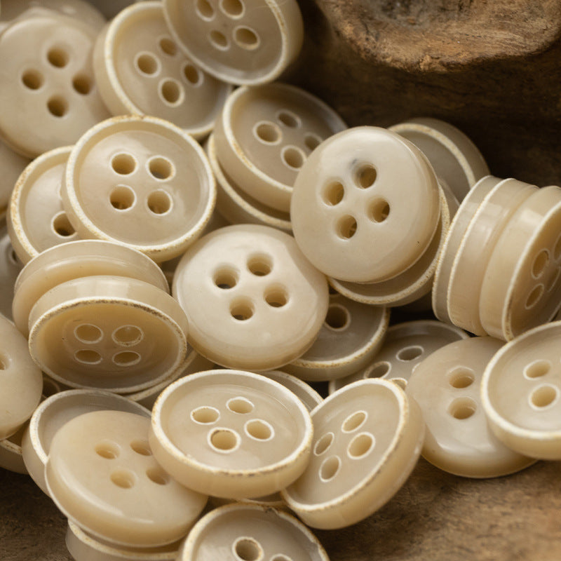 Retro Floral Shirt Urea Resin Buttons 150 Pack - Lots of Buttons
