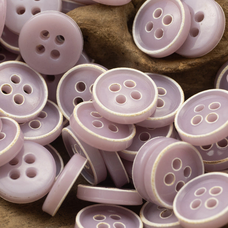 Retro Floral Shirt Urea Resin Buttons 150 Pack - Lots of Buttons