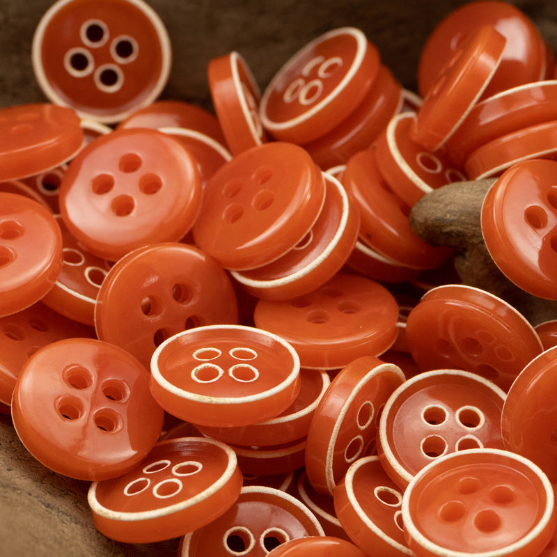 Retro Floral Shirt Urea Resin Buttons 150 Pack - Lots of Buttons