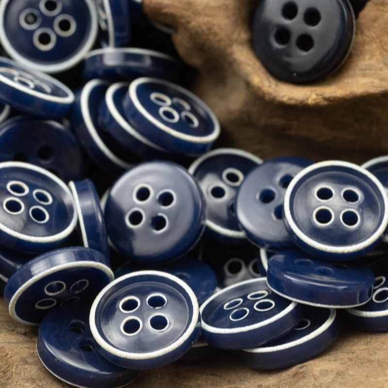 Retro Floral Shirt Urea Resin Buttons 150 Pack - Lots of Buttons