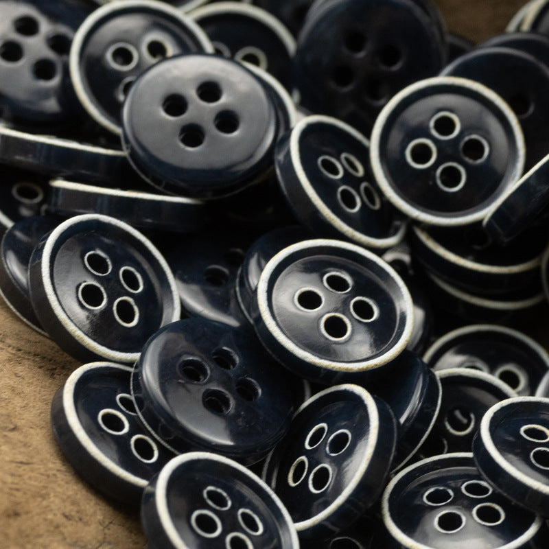 Retro Floral Shirt Urea Resin Buttons 150 Pack - Lots of Buttons