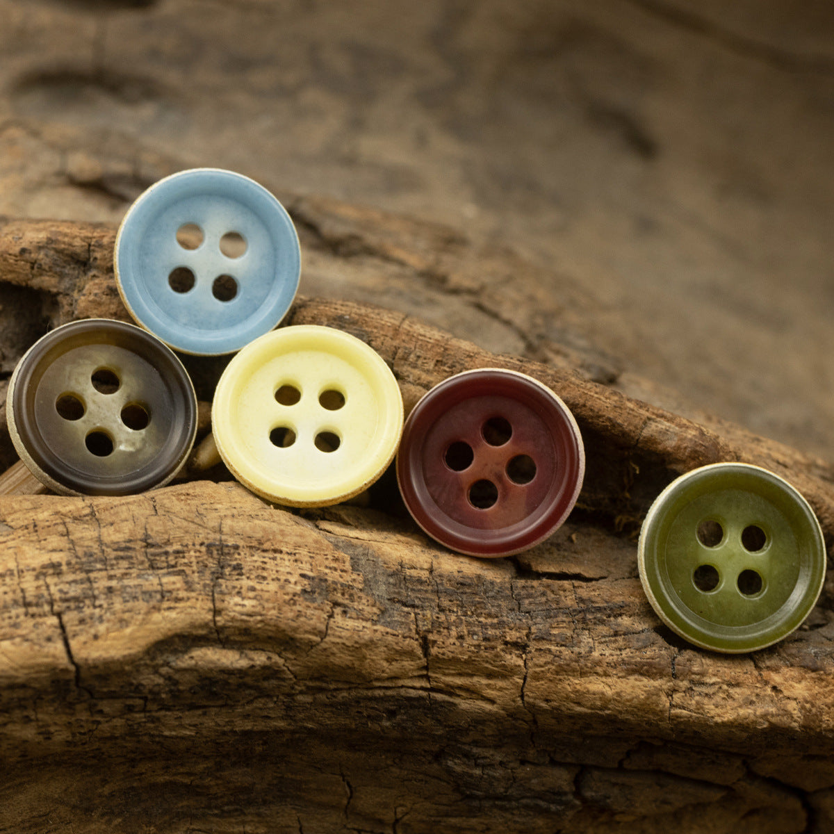 11.5mm 100-Piece Set of 20 Kinds of Candy-Colored Urea Buttons - Lots of Buttons