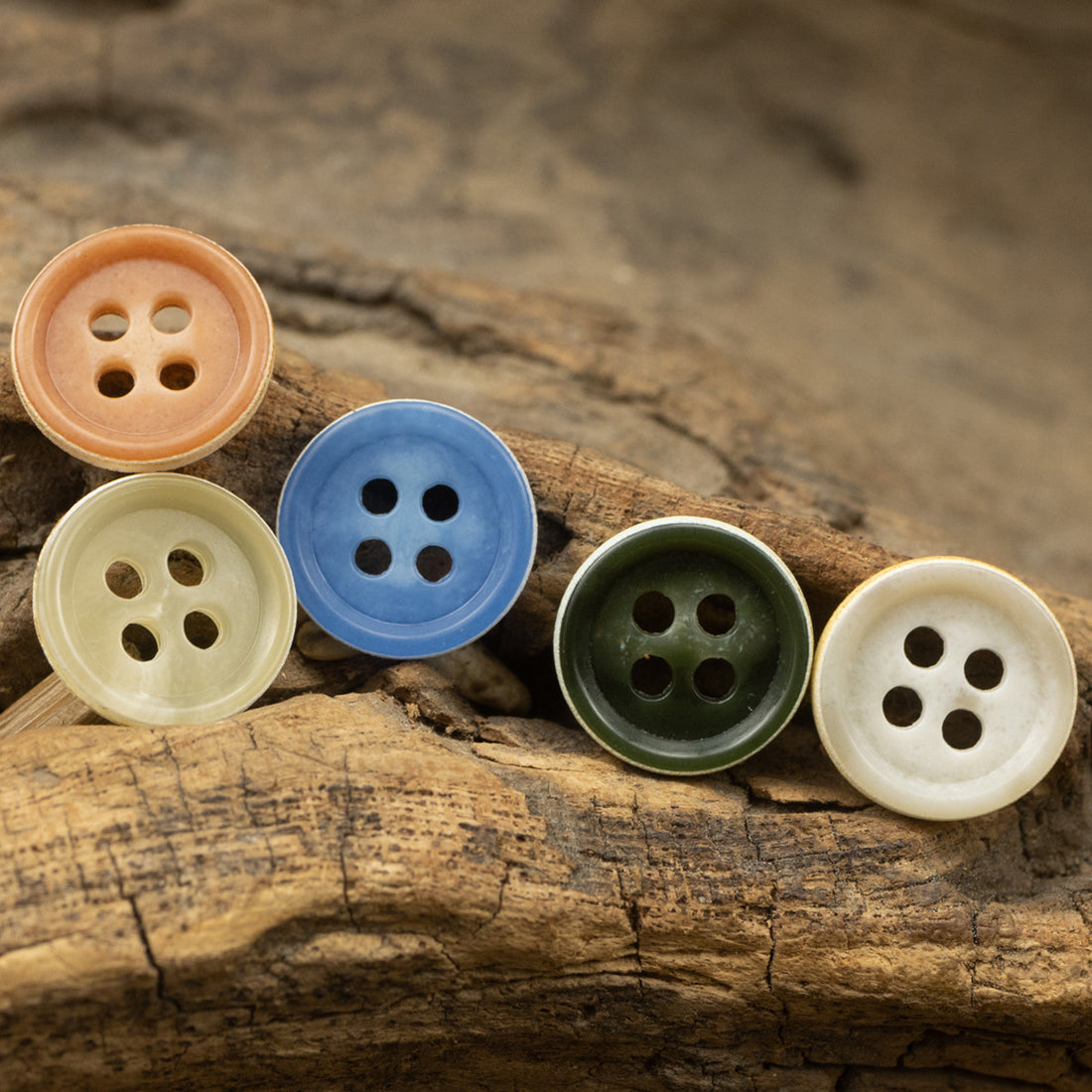 11.5mm 100-Piece Set of 20 Kinds of Candy-Colored Urea Buttons - Lots of Buttons