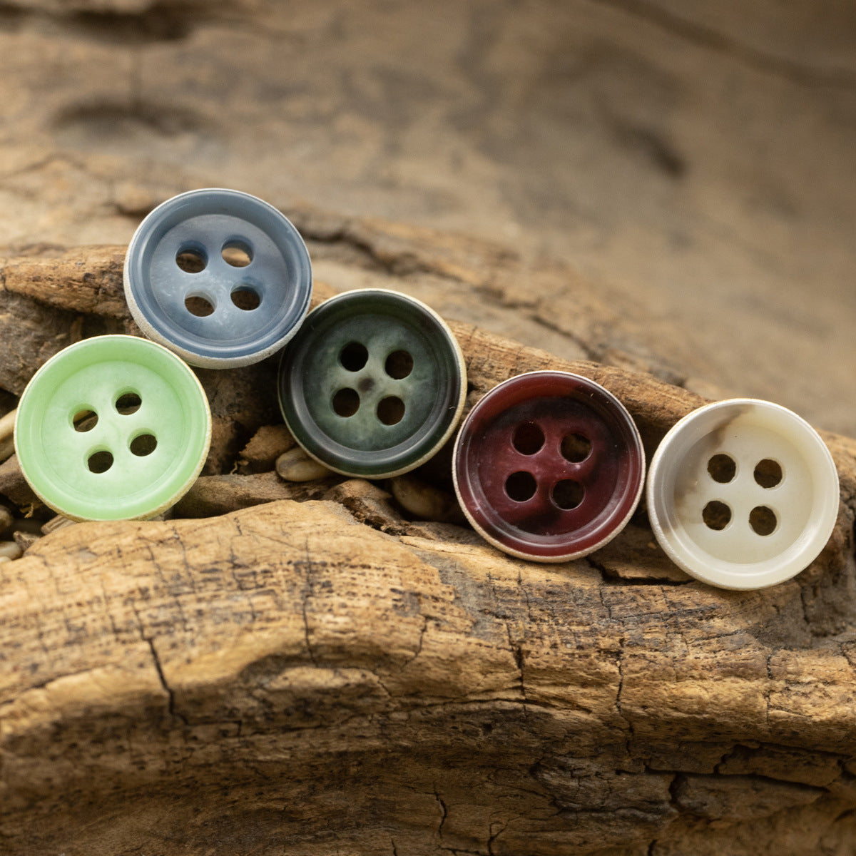 11.5mm 100-Piece Set of 20 Kinds of Candy-Colored Urea Buttons - Lots of Buttons