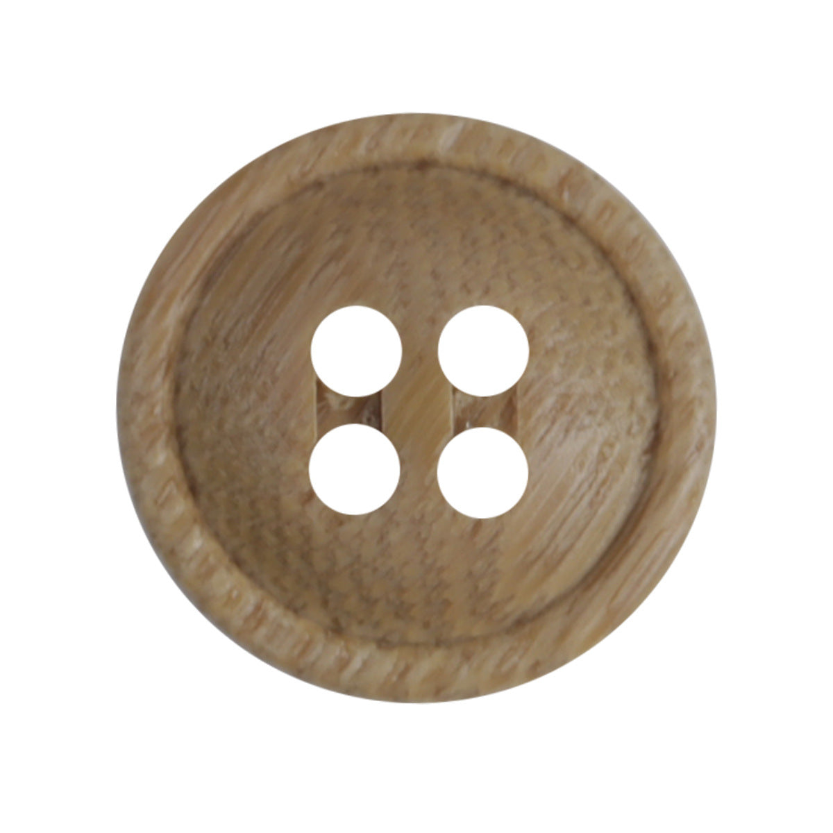 13mm/15mm Round Natural Bamboo Decorative Buttons 20pcs - Lots of Buttons