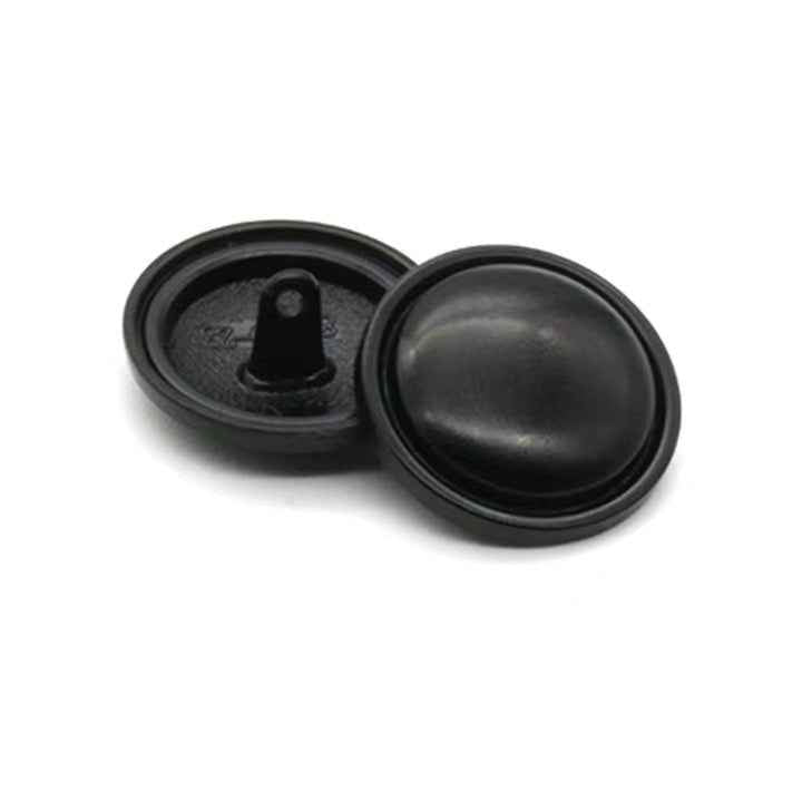 1 Inch Round Thin Edge Metal Shank Buttons for Sewing 20pcs