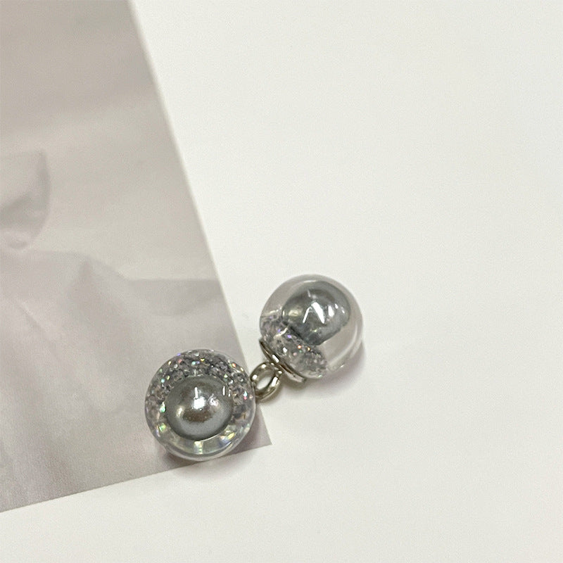 Botones de perla y pan de oro estilo palacio chino de 10 mm para cheongsam 50 piezas