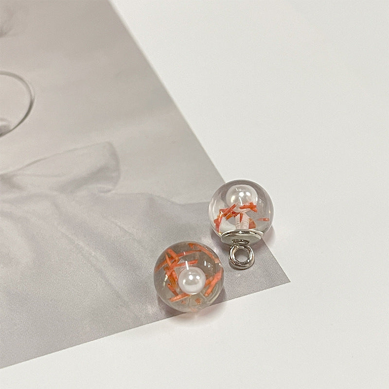 Botones de perla y pan de oro estilo palacio chino de 10 mm para cheongsam 50 piezas