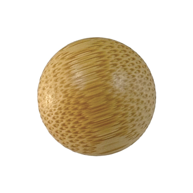 Bottoni rotondi a forma di fungo in bambù naturale da 11/15mm con ganci in metallo 50 pezzi