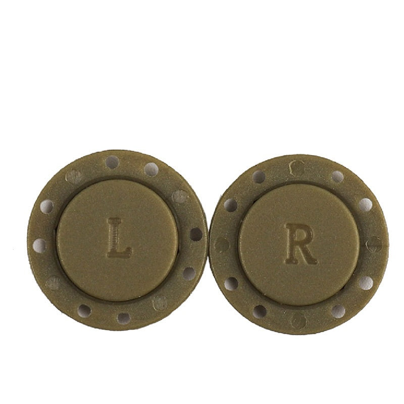 22/26mm Round Colorful Nylon Plastic Magnetic Buttons for Coats Bags Curtains 10pcs