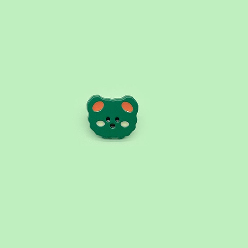 15/18mm Cartoon Teddy Bear Plastic Buttons for Children's Garments 70 Pack - Lots of Buttons