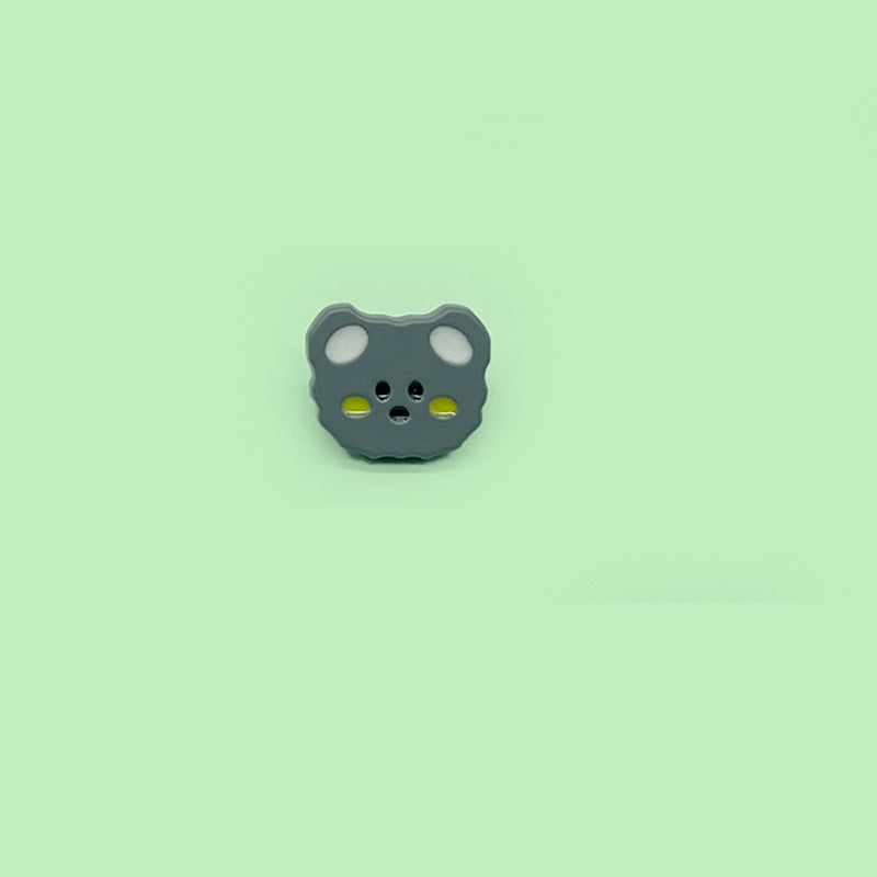 15/18mm Cartoon Teddy Bear Plastic Buttons for Children's Garments 70 Pack - Lots of Buttons