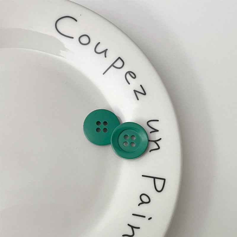 18mm Circular Four-Hole Plastic Buttons for Children's Clothing 80 Pack - Lots of Buttons
